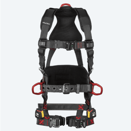 FallTech FT-Iron 3 D-Ring Construction Harness with Quick Connect Legs from Columbia Safety